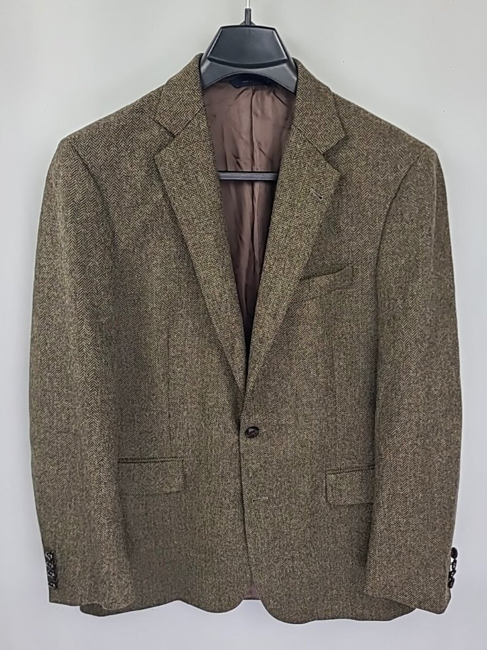 Brooks Brothers 1818 42L Wool Herringbone Sports Coat Blazer